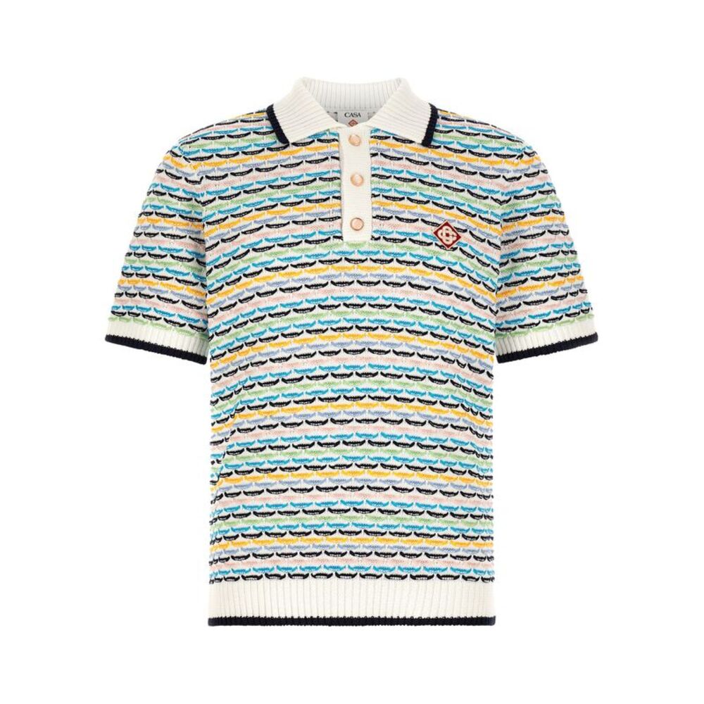 Casablanca Multicolor Cotton Polo Men's Shirt